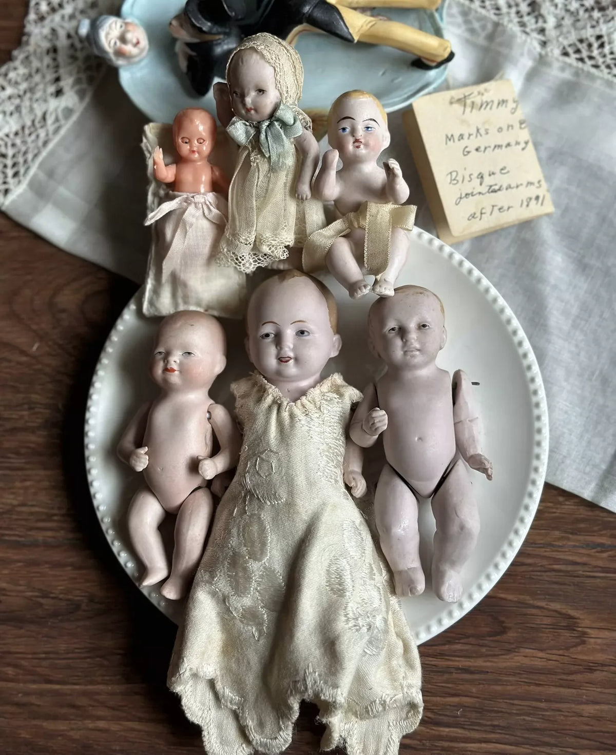 Antique German Miniature All-Porcelain Baby Doll