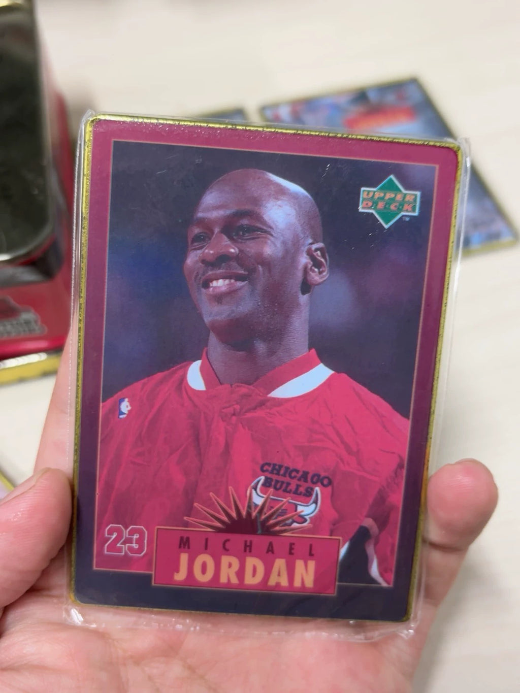 031026-toy-7 ud Michael Jordan iron plate complete set with box original sealing fi 1996 New