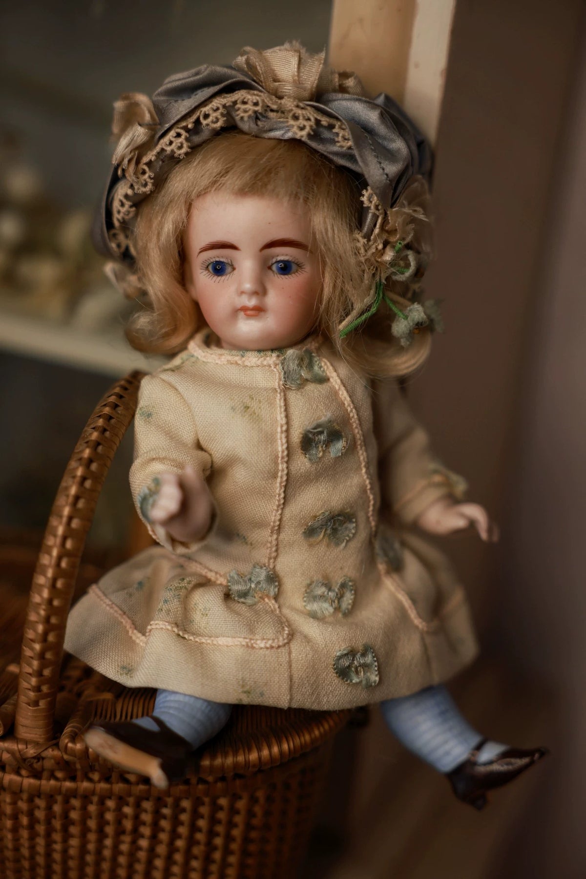 260926-toy-61 Kestner Antique Soup Dolls Photo Only Early Full Porcelain Shut Up German Cera