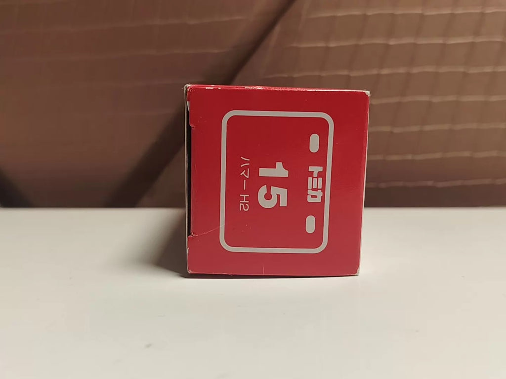 150926-toy-34 Tomica out of print old blue label red and white box new car sticker No.15 Hummer H2 Hummer H2