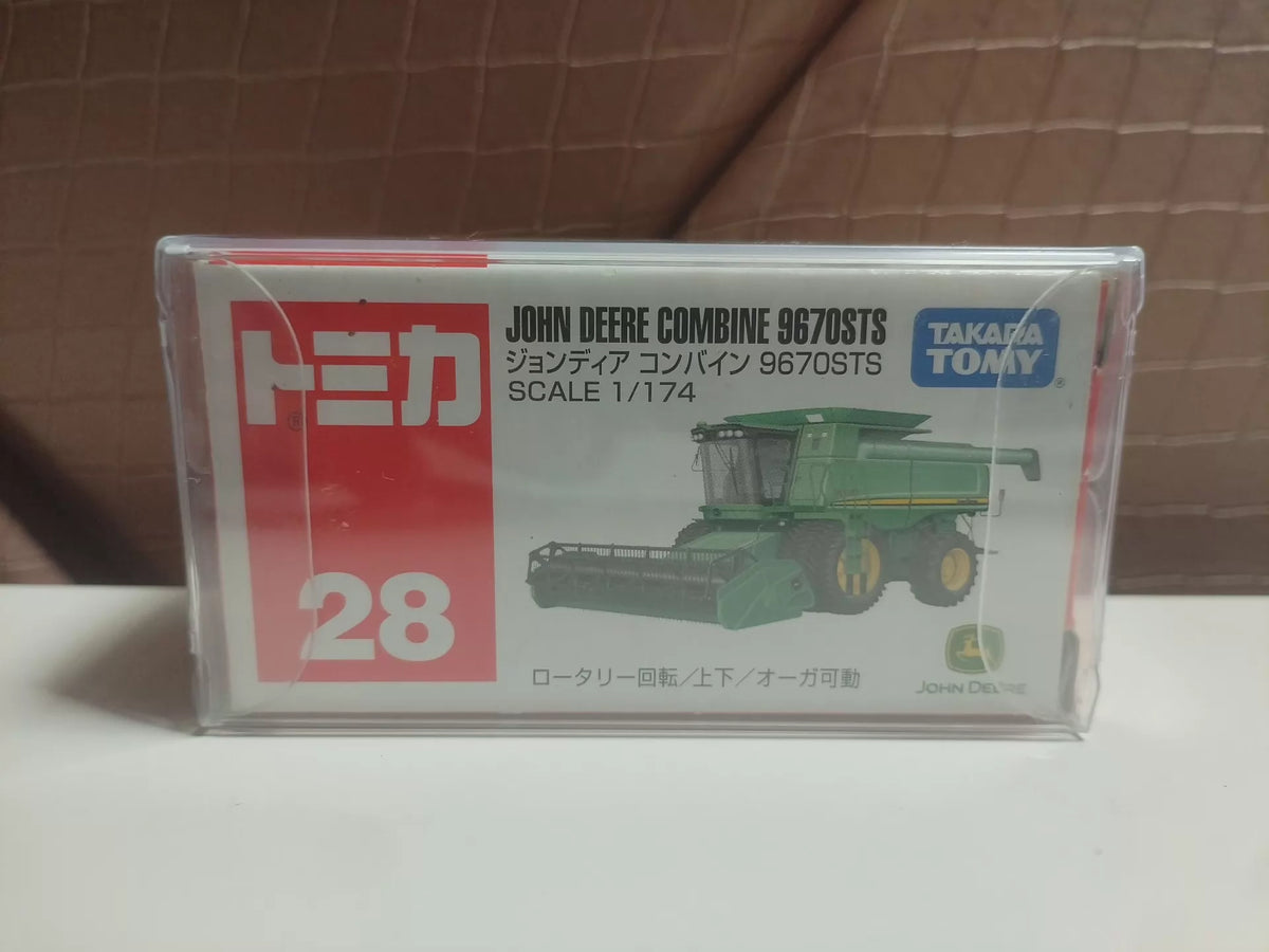 150926-toy-23 Tomica out of print red and white box 28 John Deere combine 9670STS