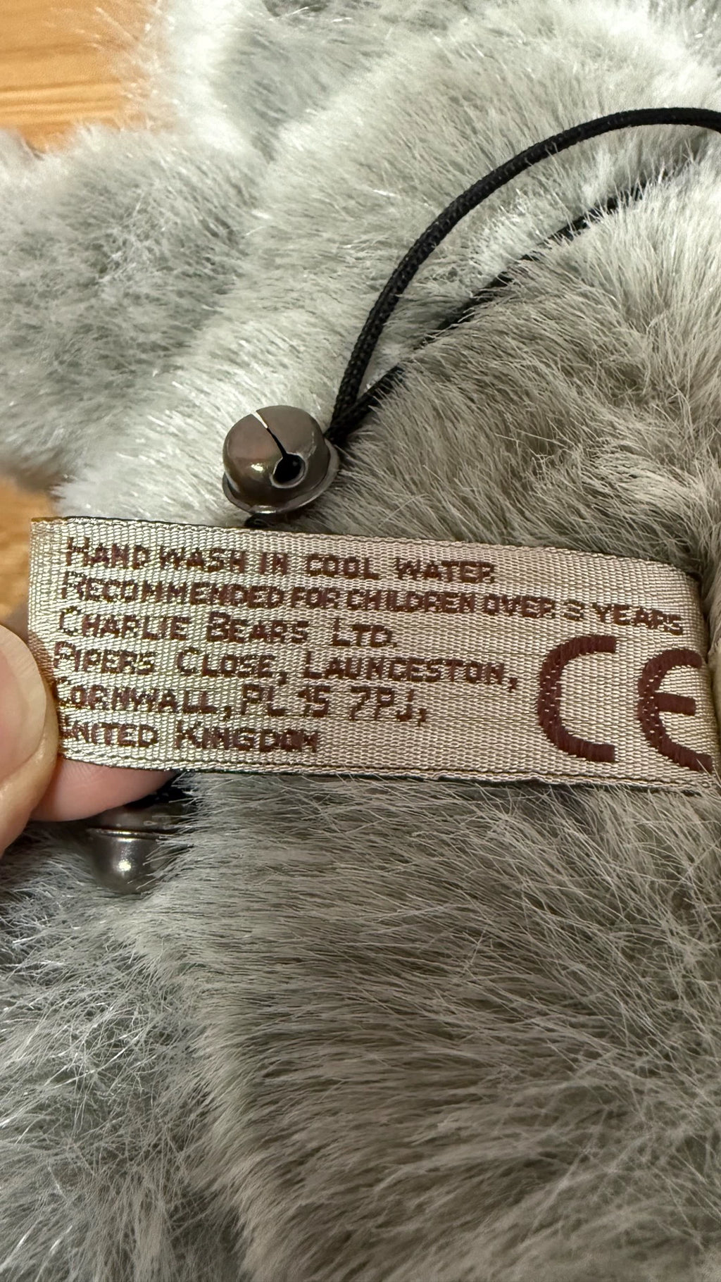 200926-toy-57 Charlie Bears Grey Plush Doll with Factory Label UK Bring Back Kids 3 The overall pr