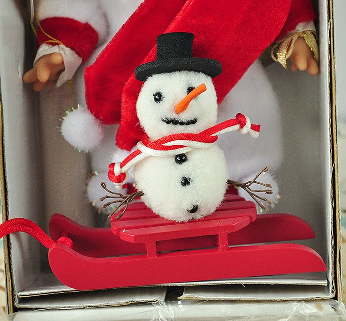 040926-doll-259 Antique Kewpie Snowman Doll with Original Box