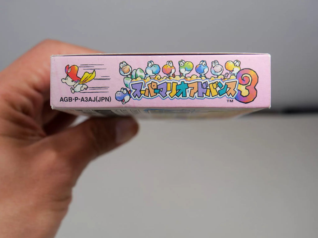 120926-toy-5 gba game, Super Mario Bros. A3. Yoshi Island, original genuine cartridge, color as shown in the picture, full box, medieval beauty, chip memory, normal function, free shipping transparent protective box.