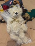 210926-toy-49 Charlie Chocolates Angel Jointed Bear by Ganz look golden bow wings fi With Box