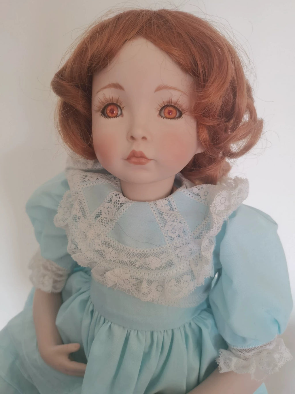 170926-toy-64 Dianna Effner Emily 1991 American Artist Doll 20" Cloth Body Porcelain Limbs