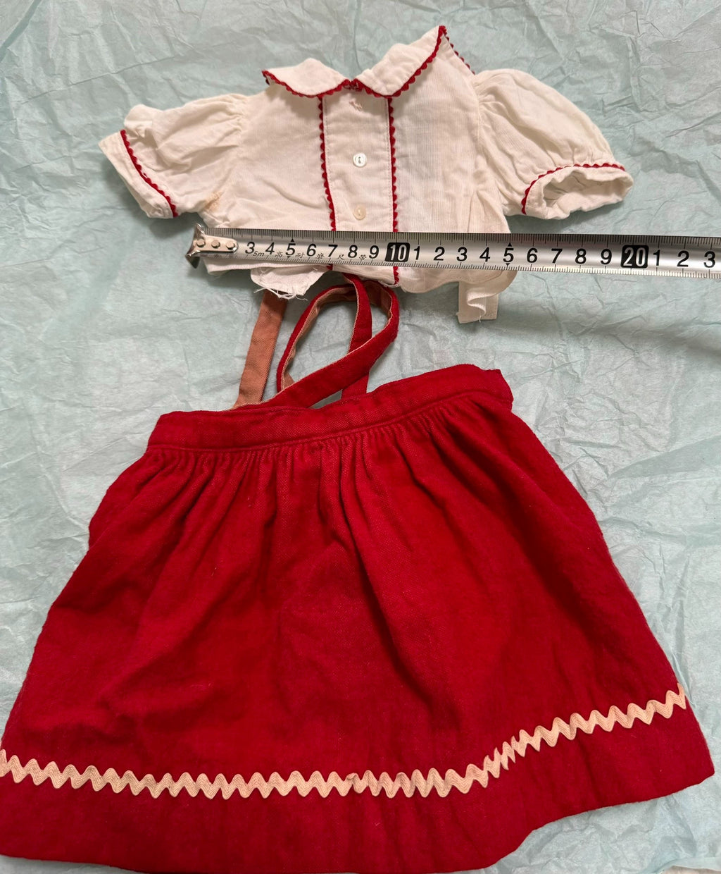 021026-toy-20 Effner French antique baby clothes 18-inch dianna porcelain doll can be worn