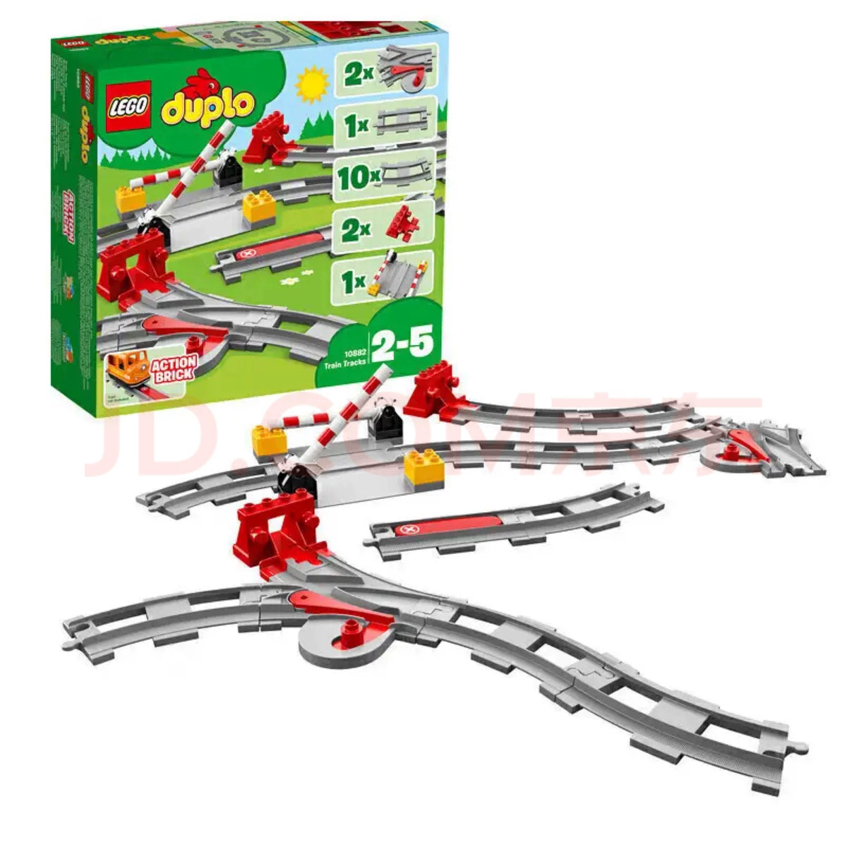 300926-toy-66 LEGO Smart Steam Train 10874 +10872 +108