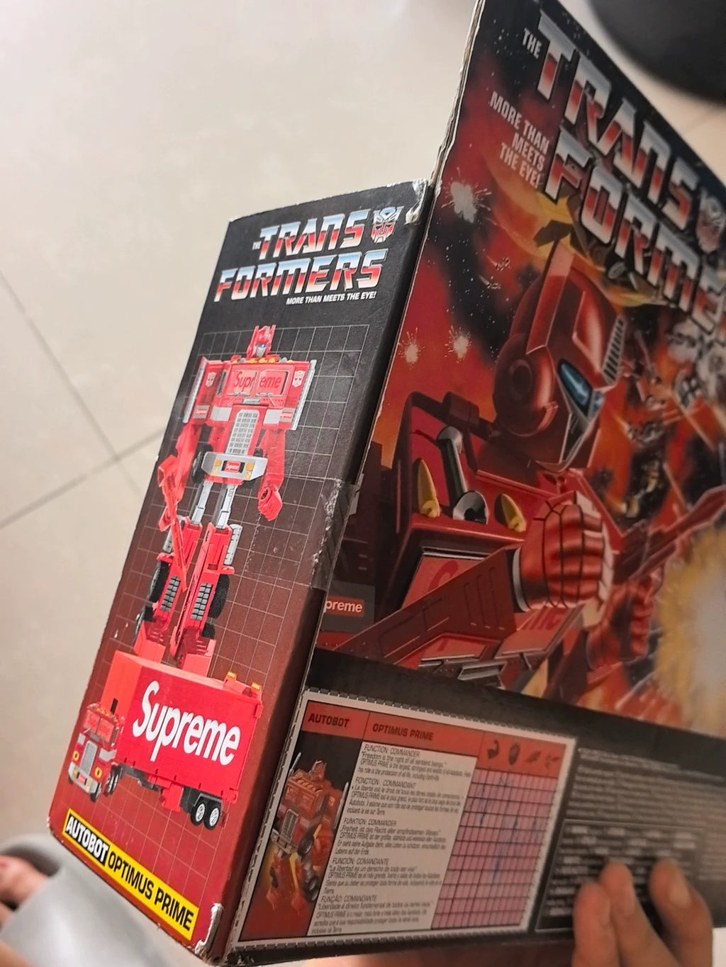 260926-toy-73 Transformers Optimus Prime Supreme heavy co-branded G1 sealed boxes generally do no New
