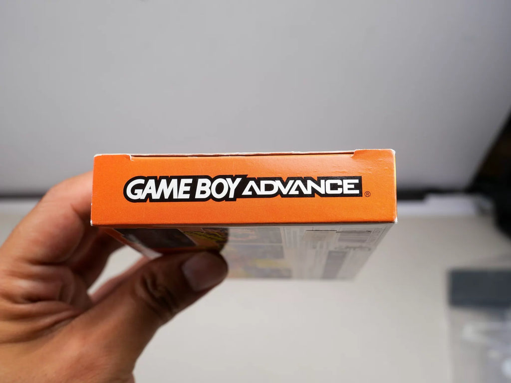 120926-toy-24 GBA game, steel empire, original genuine cartridge, color as shown in the picture, full box, good condition, flaws in the outer box, chip memory, normal function, transparent protective box included in shipping.