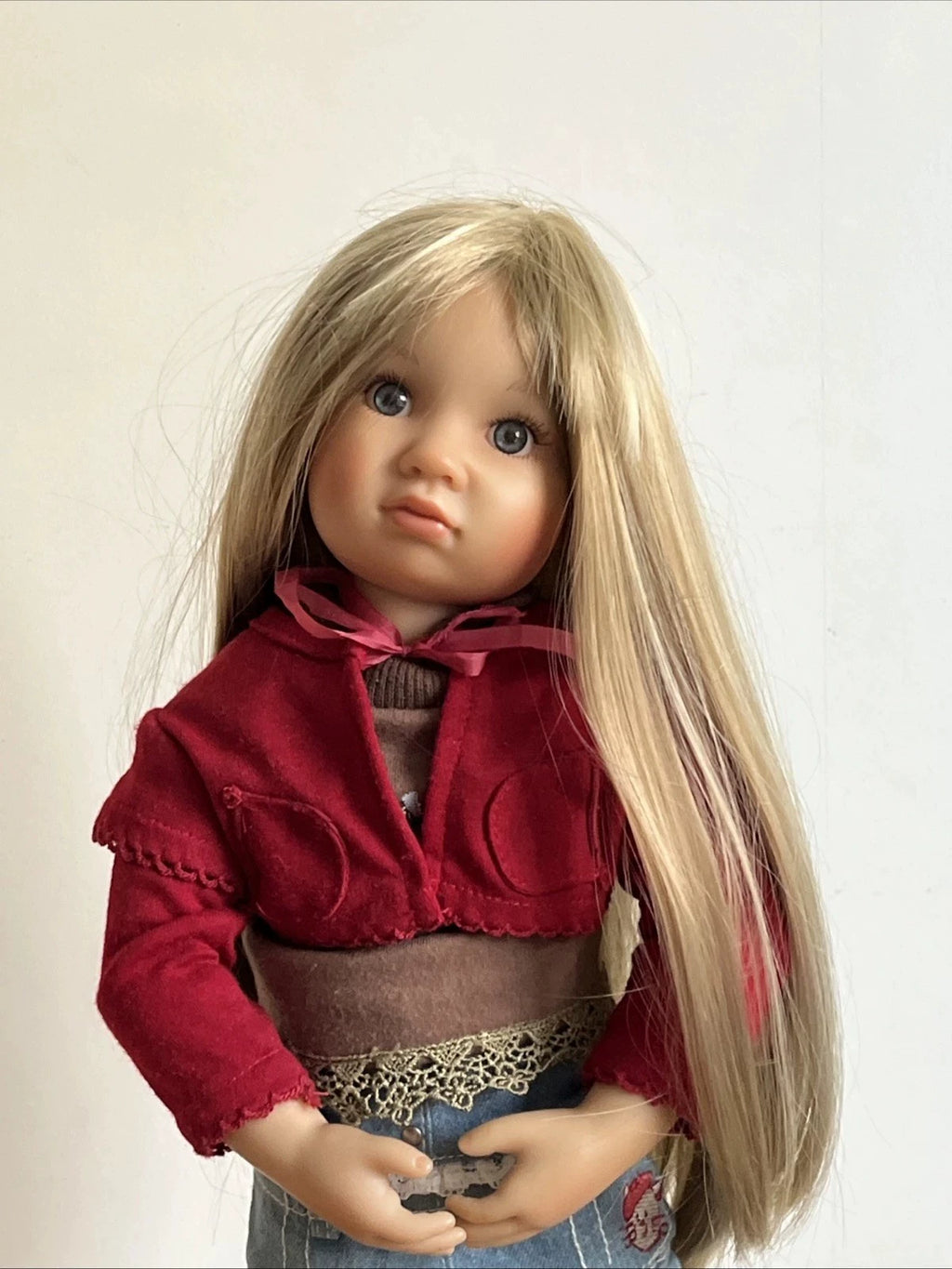 021026-toy-28 Kidz Cats Doll German antique jointed body 18 inches about 45cm in hei 18寸