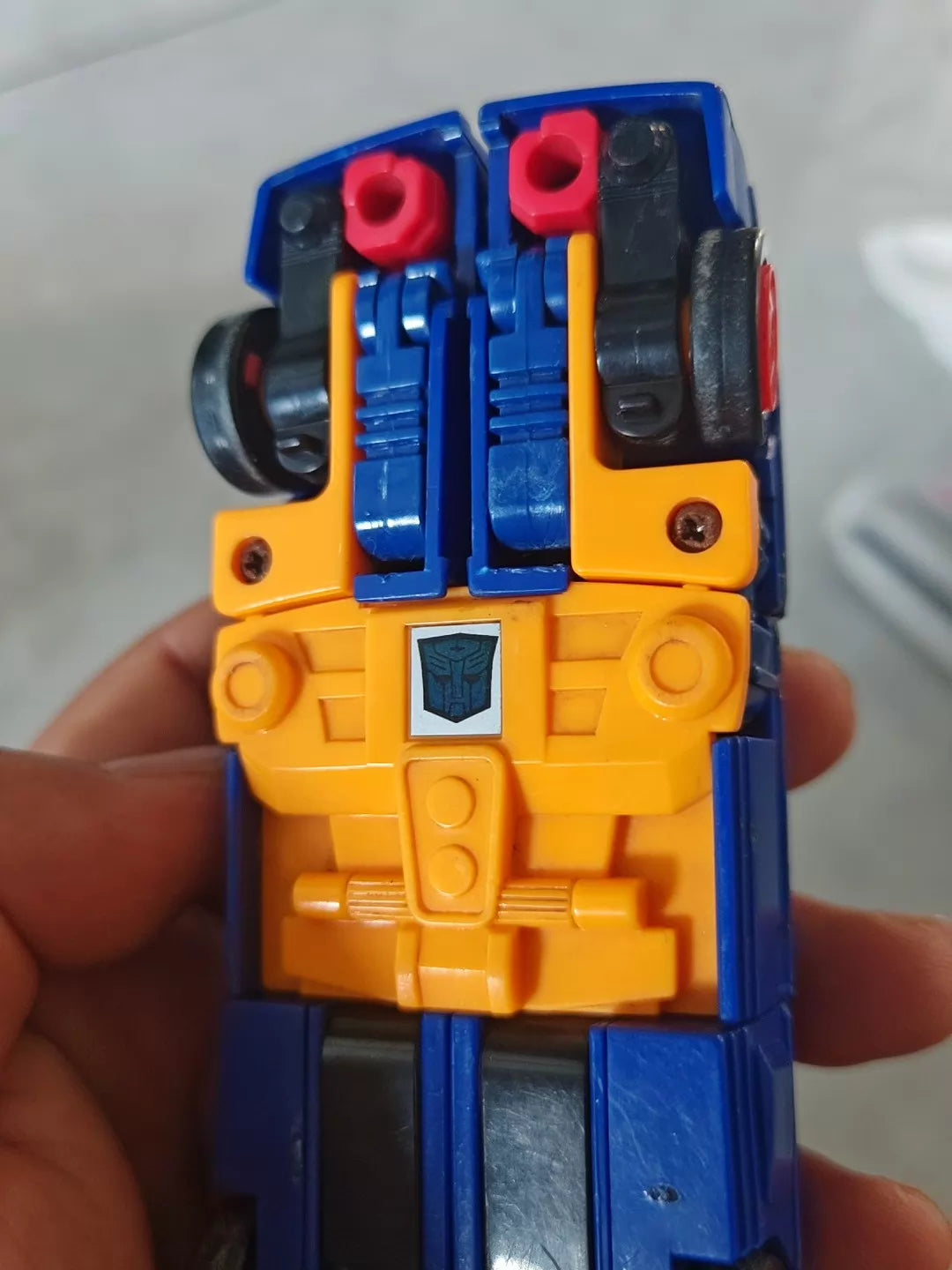 260926-toy-68 Transformers G1 Two-Faced Man/Attack Counterattack Old toy