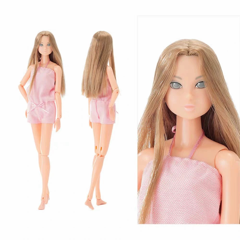 131026-toy-12 Momoko Peach Doll WUD031 Simple Wake-Up SK Blonde Fair Skin Japan