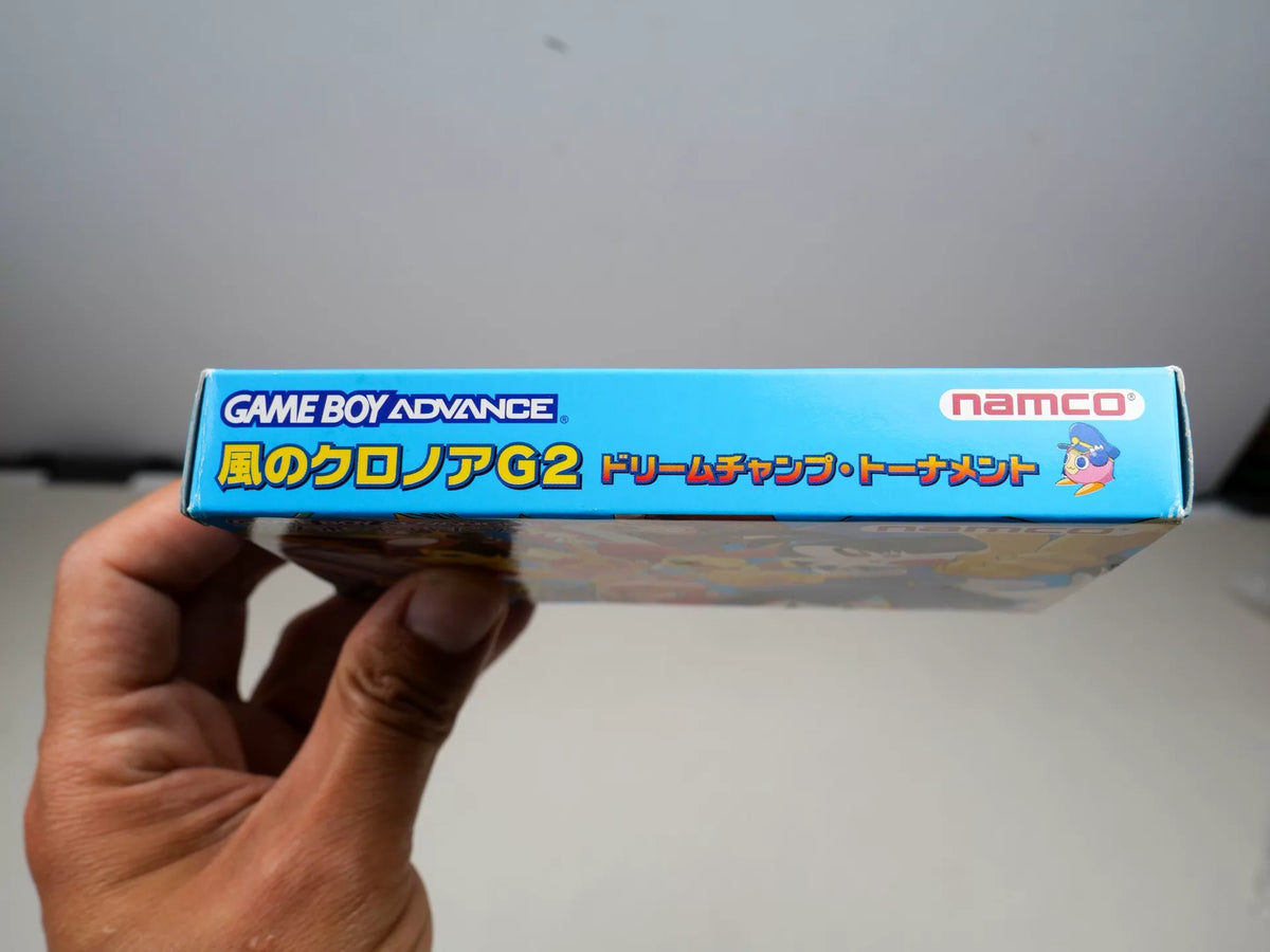 120926-toy-27 GBA game, Kronoa 2 of the wind, original genuine, rare, color as shown in the picture, full box, good condition, cartridge chip memory, normal function, transparent protective box included.