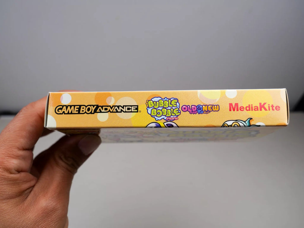 GBA game, Bubble Dragon old&new, original and genuine, as shown in the picture, the box says all American, the state is beautiful, the memory function of the cartridge chip is normal, and the transparent protection box is delivered free of charge.
