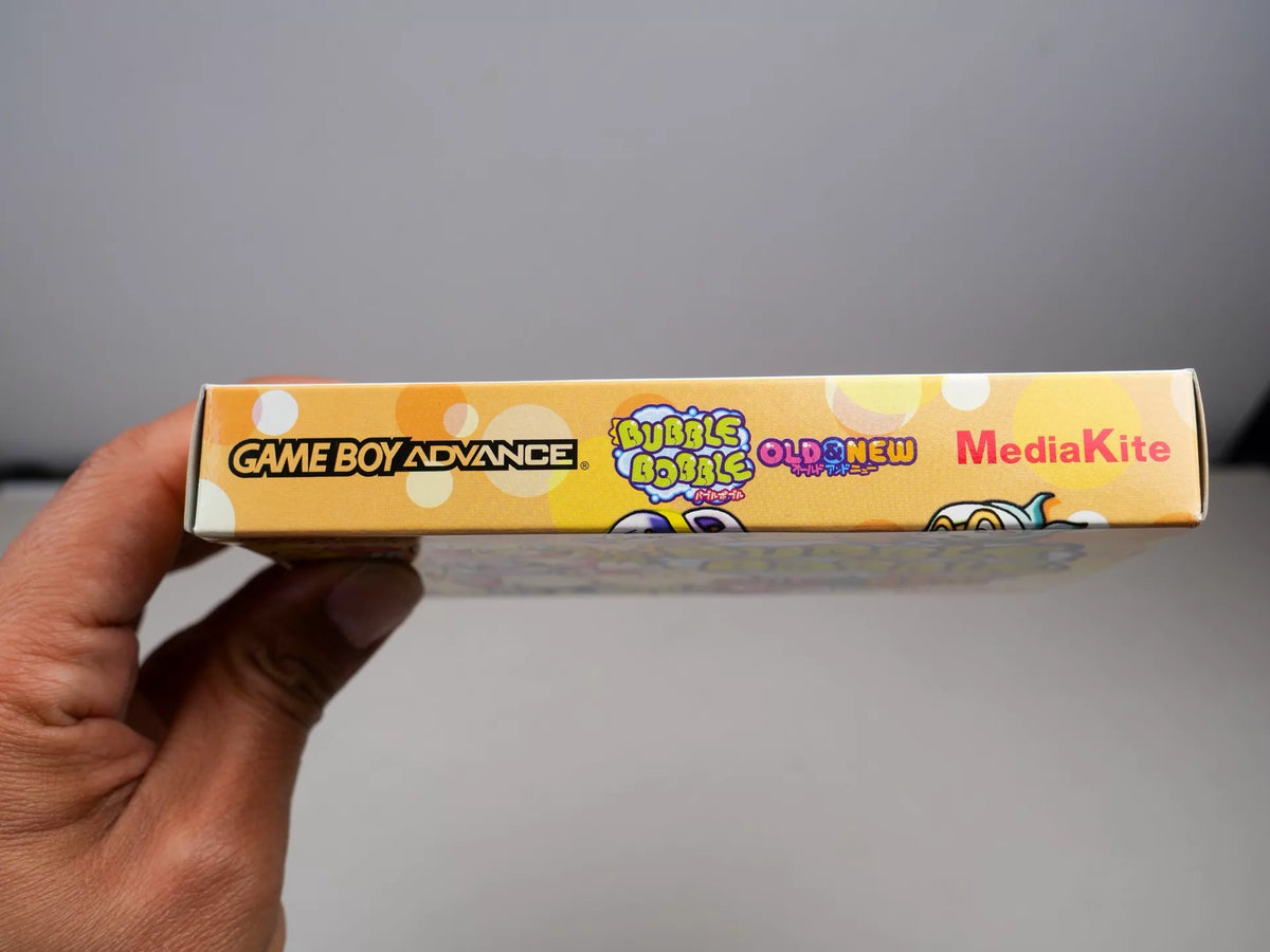 GBA game, Bubble Dragon old&new, original and genuine, as shown in the picture, the box says all American, the state is beautiful, the memory function of the cartridge chip is normal, and the transparent protection box is delivered free of charge.