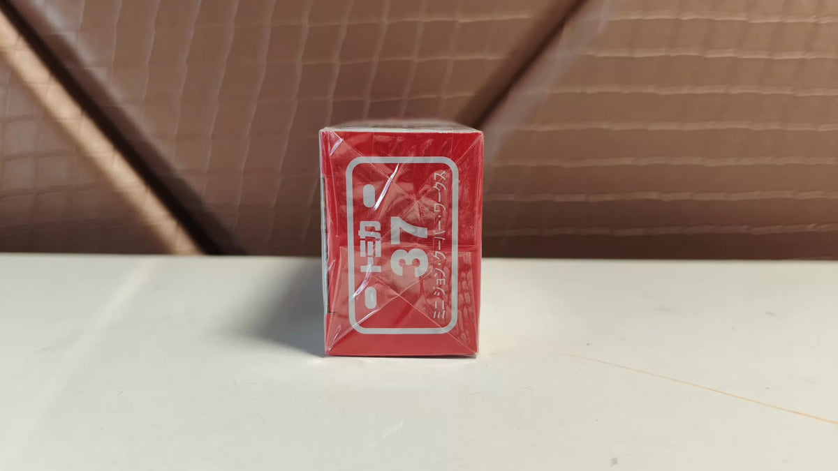 150926-toy-18 Tomica out-of-print red and white box new car sticker No. 37 mini John Cooper works