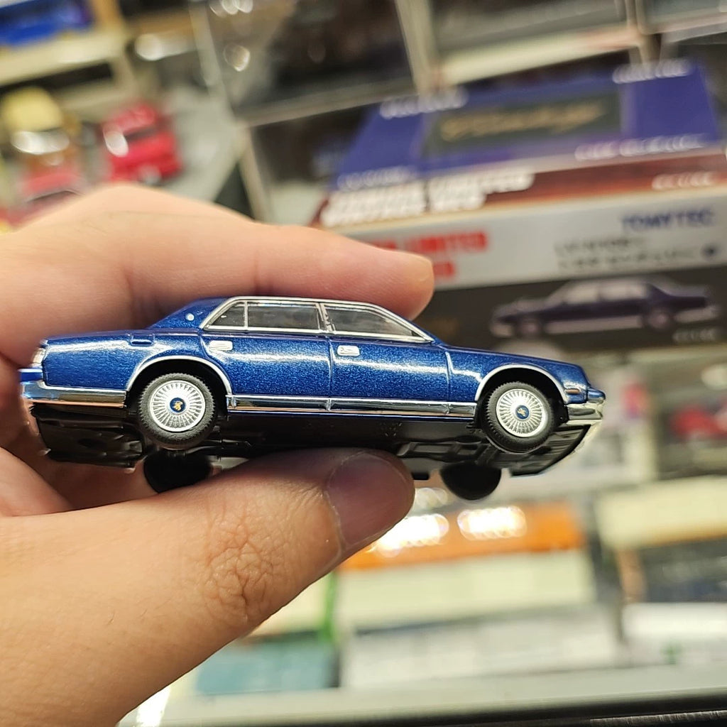 260926-toy-5 Tomica Limited Vintage TOMYTEC tlv 1/64 Neo Toyota Century LV-N105 blue box good accessories New
