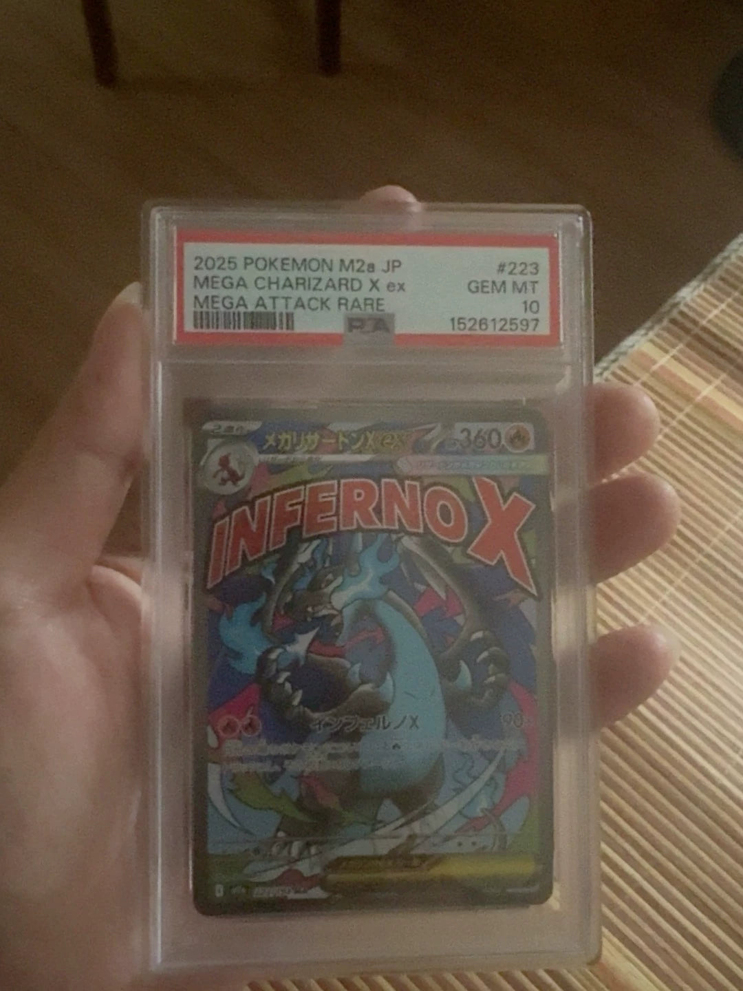 280926-toy-4 Pokemon PTCG M2a Mega Charizard X ex 223/193 PSA 10