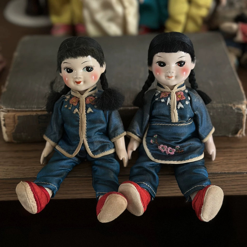 040926-doll-75 Antique Dolls Chinese Ethnic Dolls Embroidered Dolls