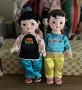 040926-doll-211 Antique Dolls Chinese Ethnic Dolls Embroidered Dolls