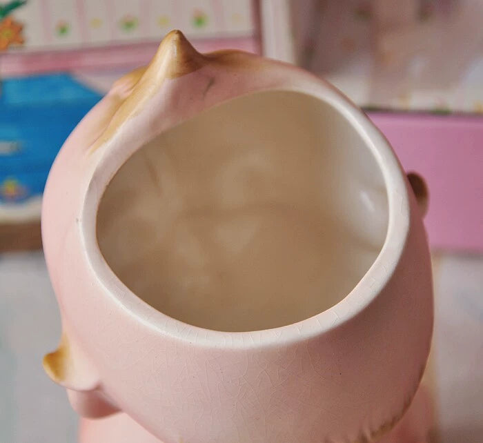 040926-doll-229 Antique Ceramic Vase Kewpie Doll Flower Vase Made in Japan