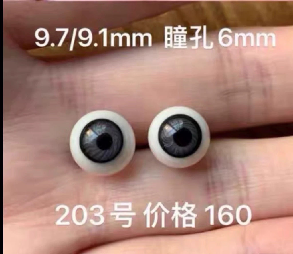 200926-toy-78 更新！！【5-10mm】德国古董陶瓷娃 浓汤娃娃 玻璃眼 老德眼 次链接为5-10mm的眼珠 小