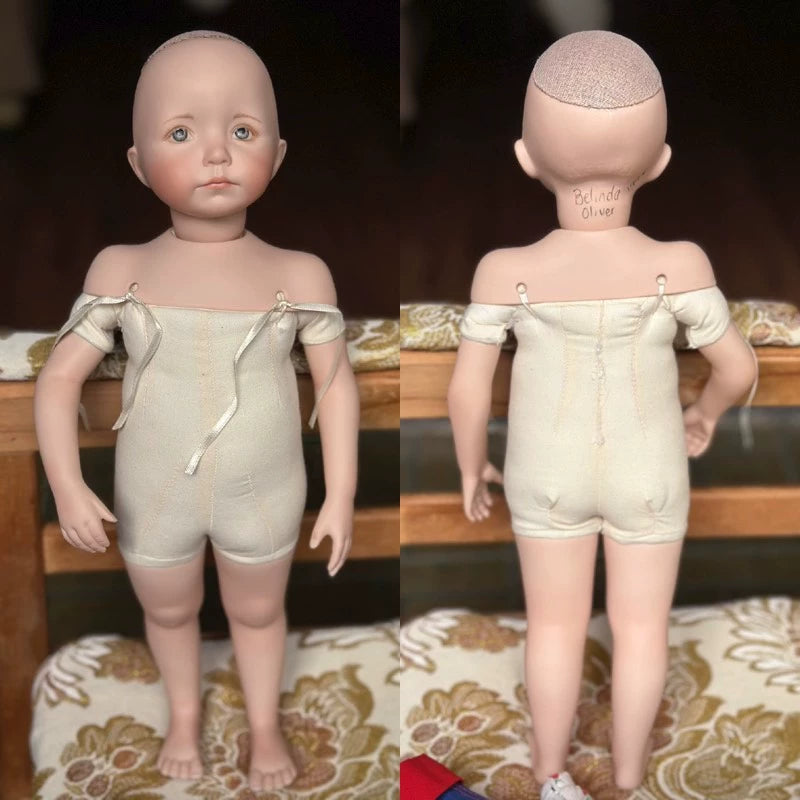 040926-doll-263 Medieval Ceramic Doll Dianna Effner Drawing Eye Doll Kayla Little Girl