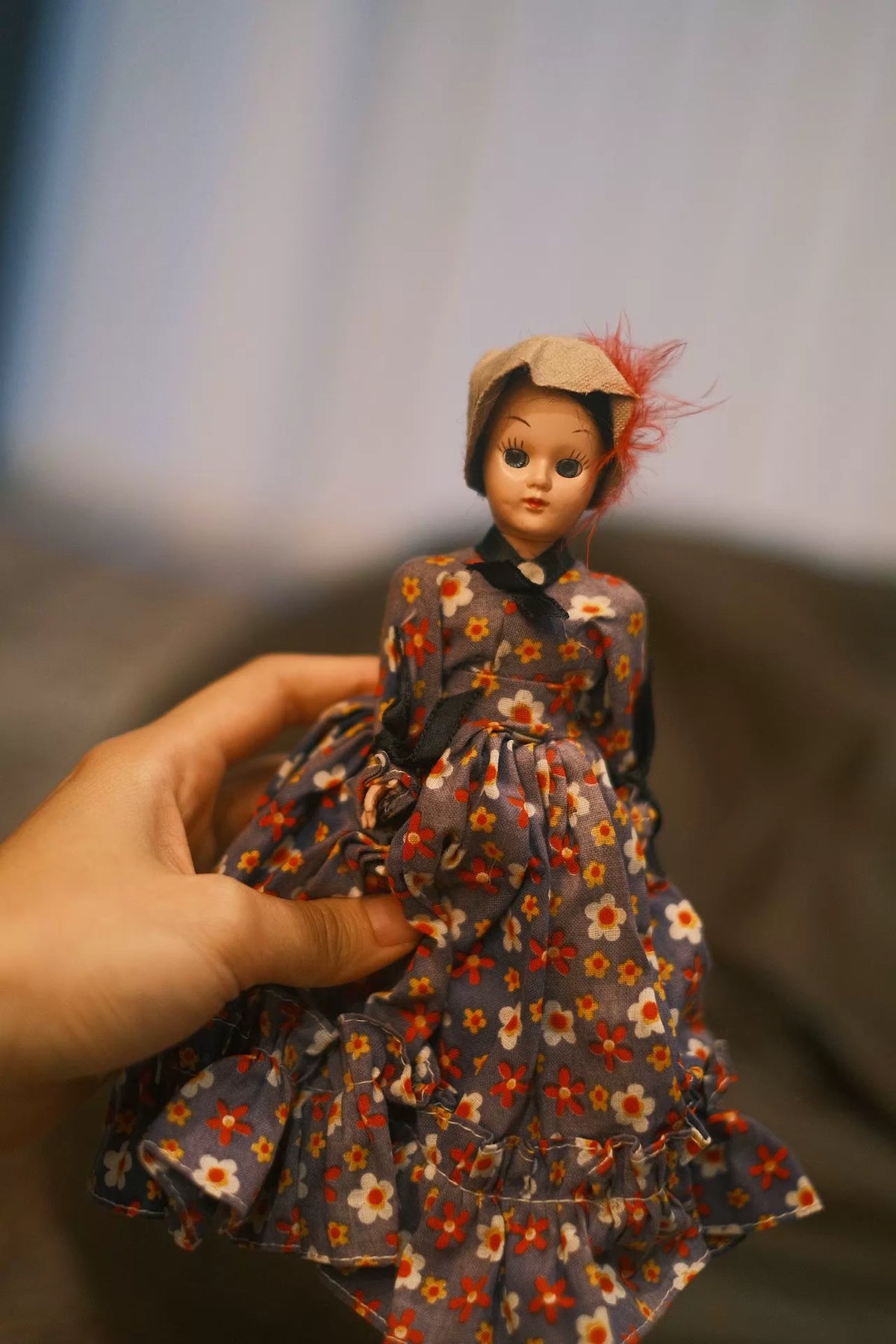 200926-toy-75 Blythe 古董娃娃德产赛璐璐 胶皮活眼 德产 Vintage西洋摆件 借浓汤全瓷 抱娃 小斜眼 林巴赫 肯斯特