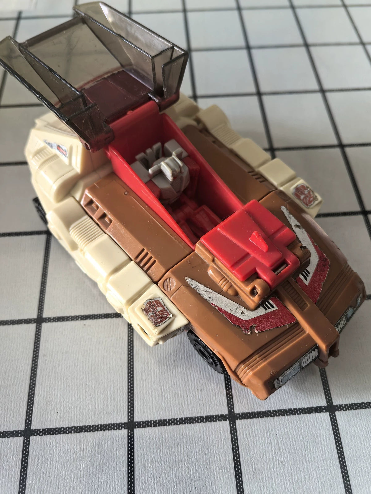 260926-toy-71 Transformers G1 leader warrior old toy Guo Wen Nanhai version no weapons the main b