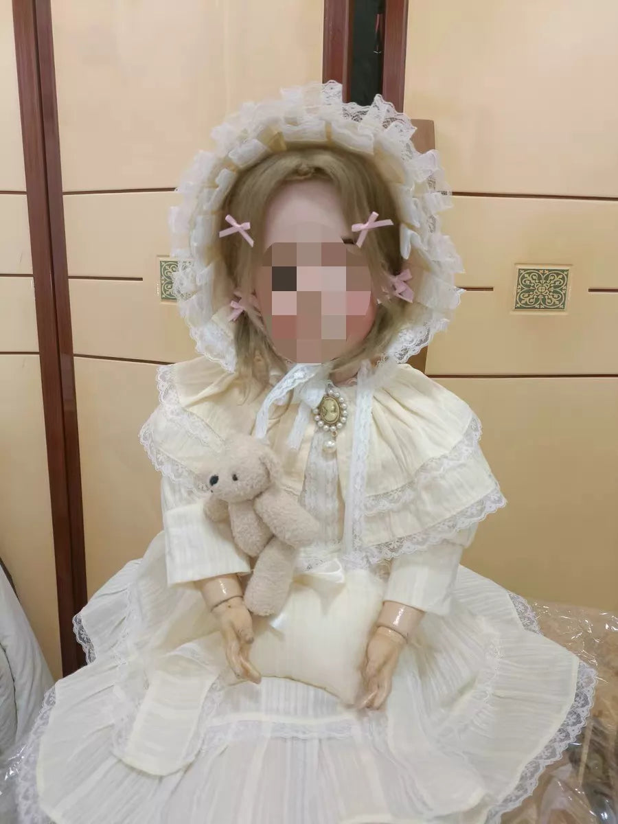 210926-toy-58 Antique Ceramic Doll German Centennial Soup Clothes
