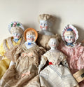 040926-doll-2 Antique German Porcelain Head Doll China Doll Blonde Parian Plain Porcelain Doll
