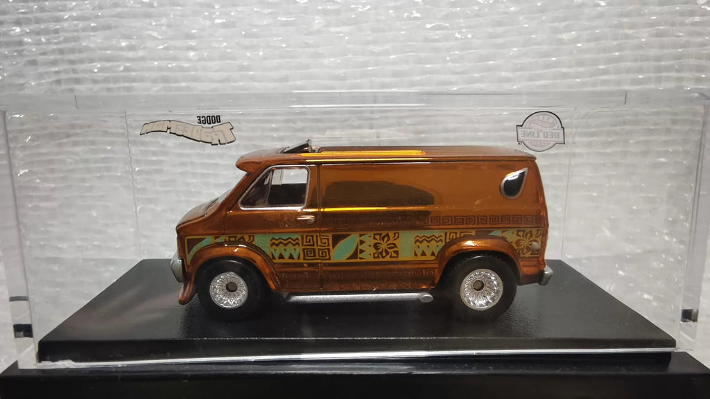 260926-toy-42 Hot Wheels RLC Only the door is dismantled and ground not lowered Red Line Club Dodge With Box