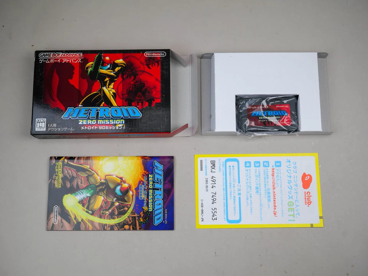 120926-toy-26 GBA game, Galaxy Warrior, Zero Mission, original genuine cartridge, as shown in the picture, the box is full, the US product is nearly new, the chip memory, the function is normal, and the transparent protection box is delivered.
