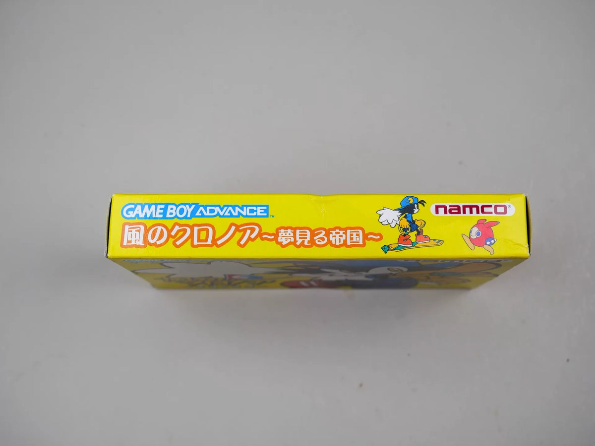 120926-toy-45 gBA game, Kronoa of the Wind, original medieval cassette, rare, color as shown in the picture, full box, good condition, a few traces of the box, chip memory, normal function, transparent protective box shipped.