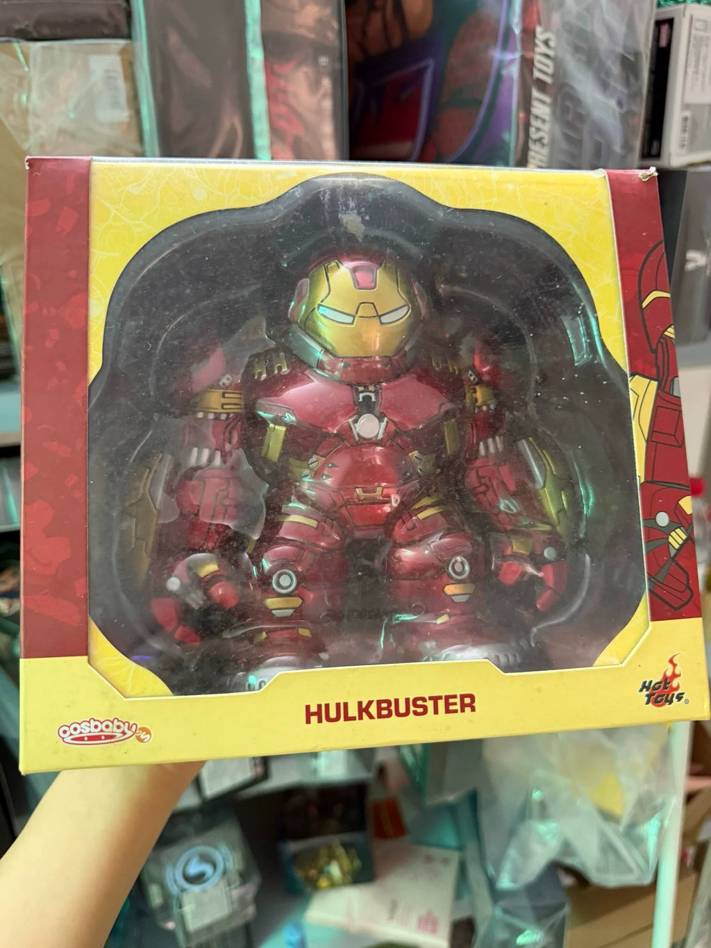 161026-toy-18 HotToys Cosbaby COSB176 Hulkbuster Armor version bobblehead figure Used
