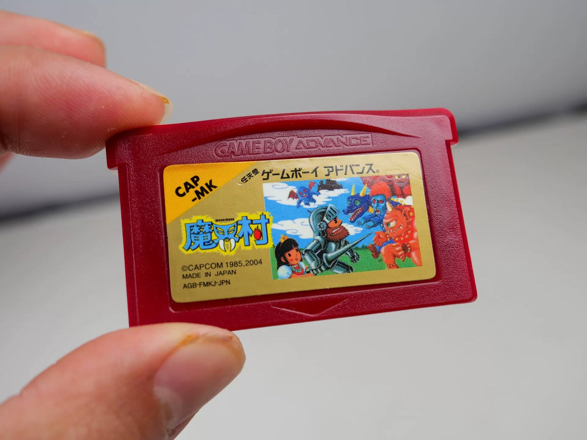 GBA game, fc mini demon world village, red and white machine classic game, original genuine, naked c