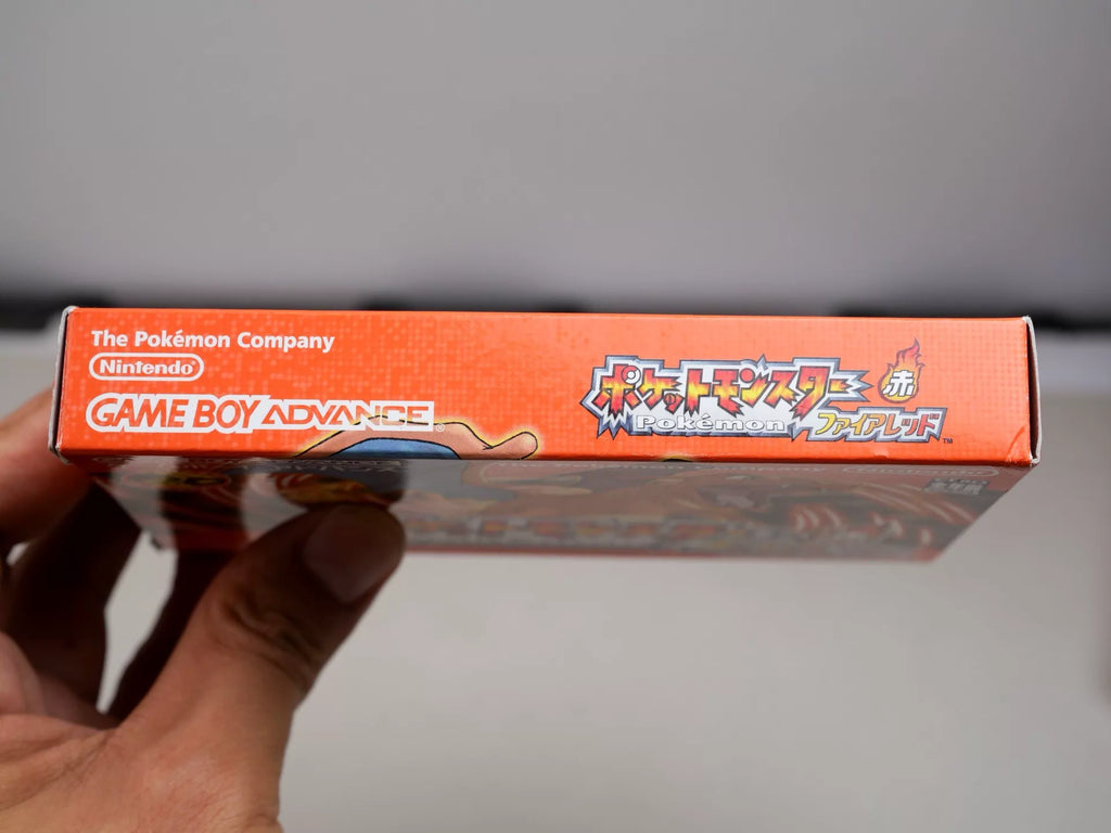 120926-toy-11 GBA game, Pokemon, Fire Red, original genuine, color as pictured, reprint box said full, good state, cartridge chip memory, normal function, free shipping transparent protection box.