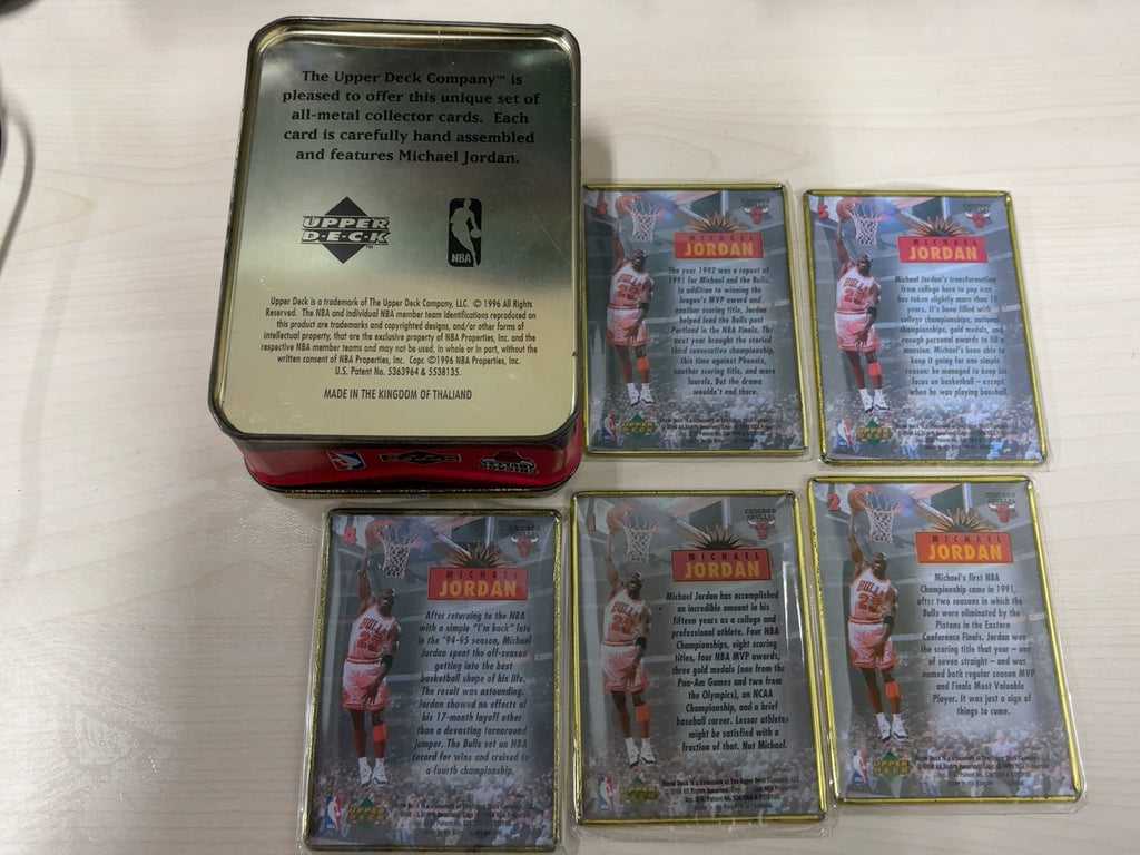 031026-toy-7 ud Michael Jordan iron plate complete set with box original sealing fi 1996 New