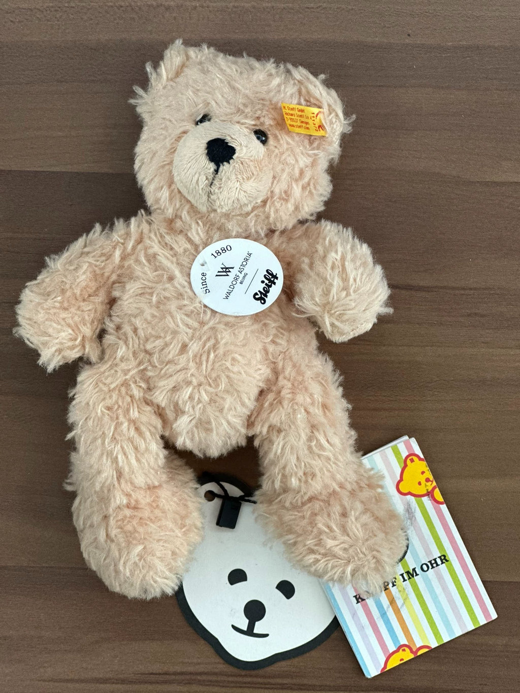 200926-toy-31 Steiff Out of print German Baby Soothe Teddy Jimmy Plush Sleeping Doll Birthd New