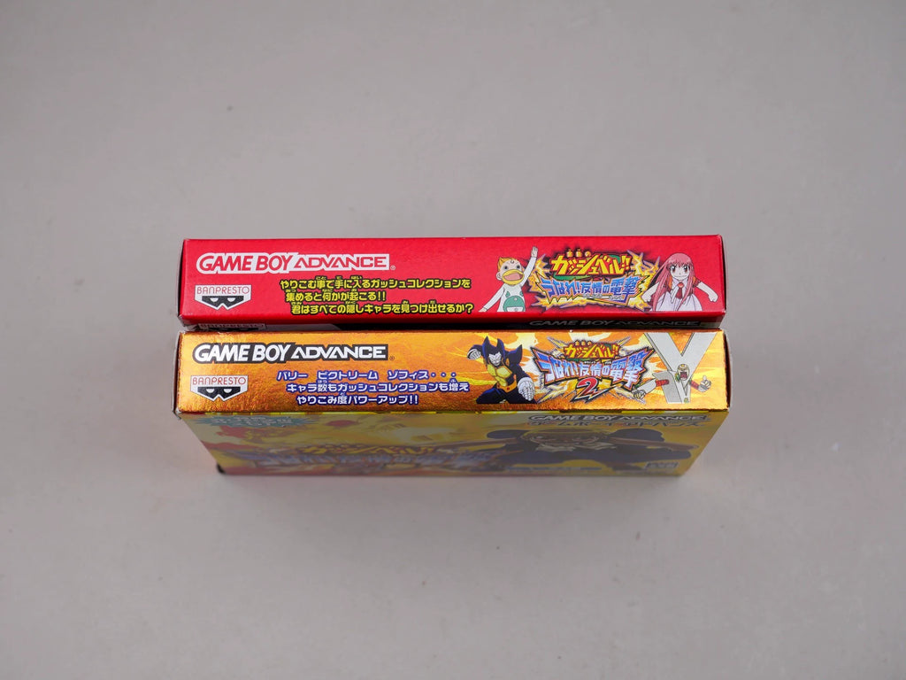 120926-toy-10 gBA game, golden card repair, friendship electric shock 1 +2 two copies, original genuine, color as pictured, box full, medieval beauty, cartridge chip memory, normal function, two packing prices, transparent protective boxes included.