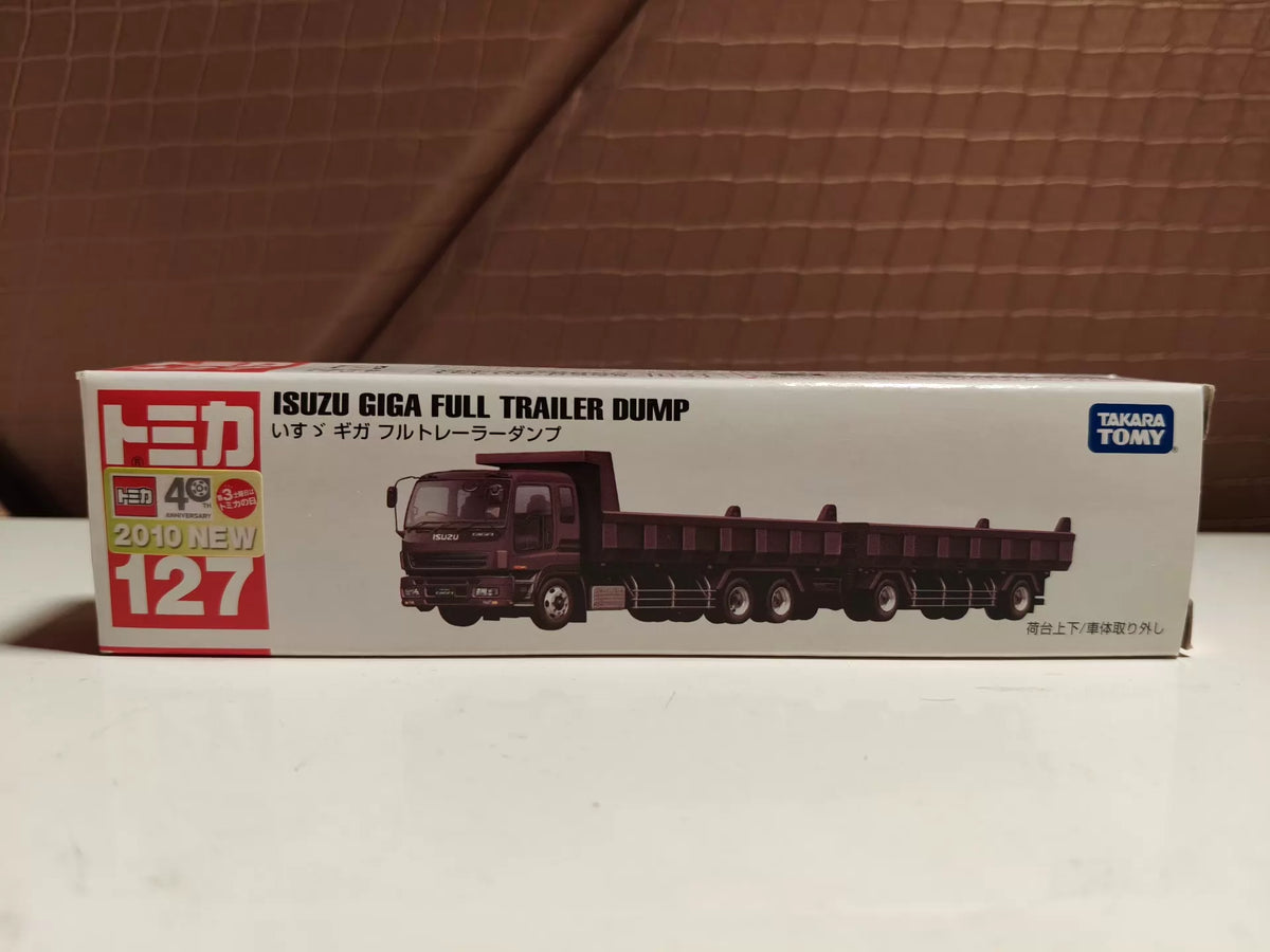 150926-toy-79 TOMICA 127 ISUZU GIGA FULL TRAILER DUMP