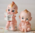 040926-doll-229 Antique Ceramic Vase Kewpie Doll Flower Vase Made in Japan
