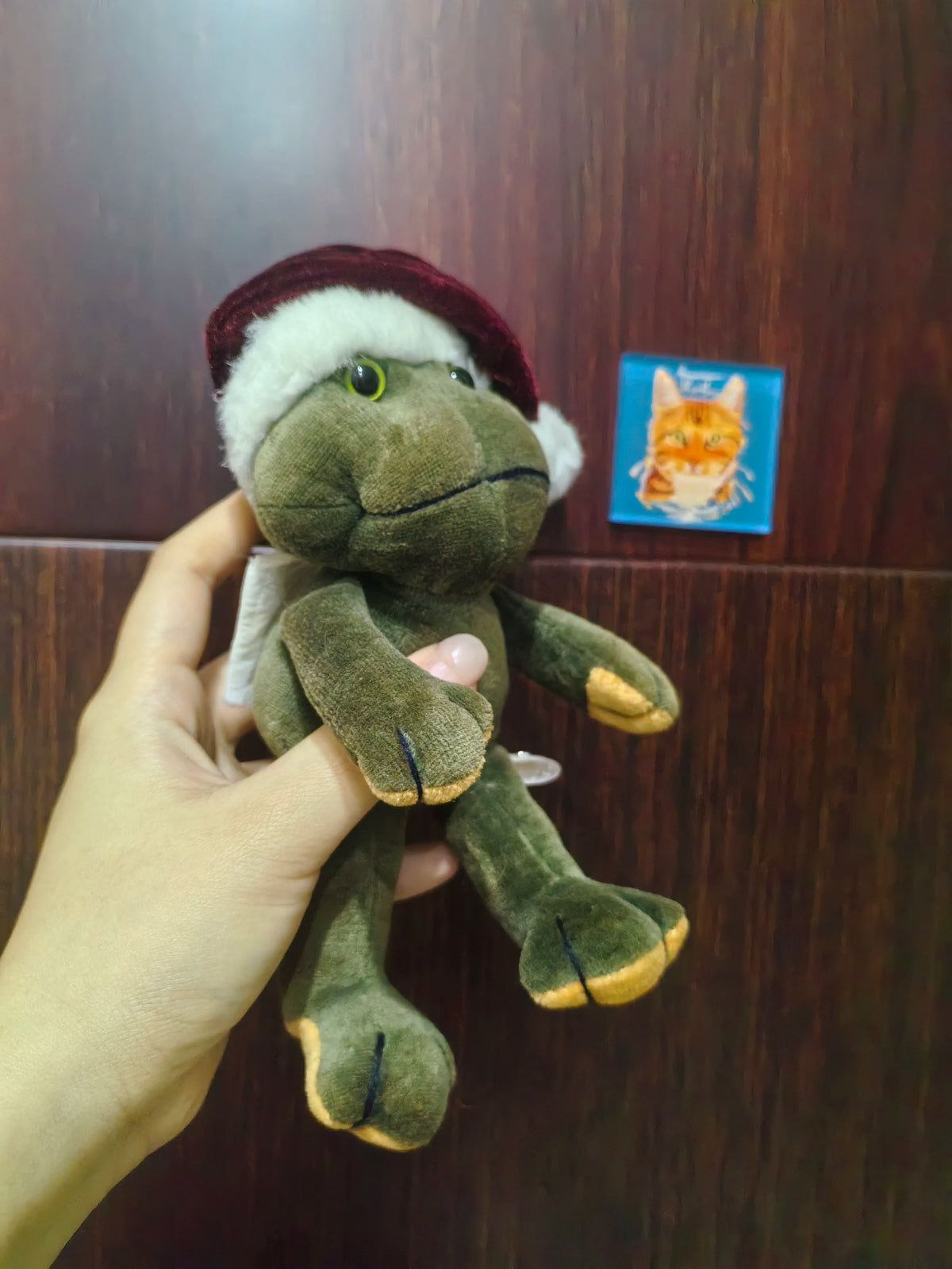 250926-toy-39 Frog Christmas Boyds Five Joints Teddy Bear Brand