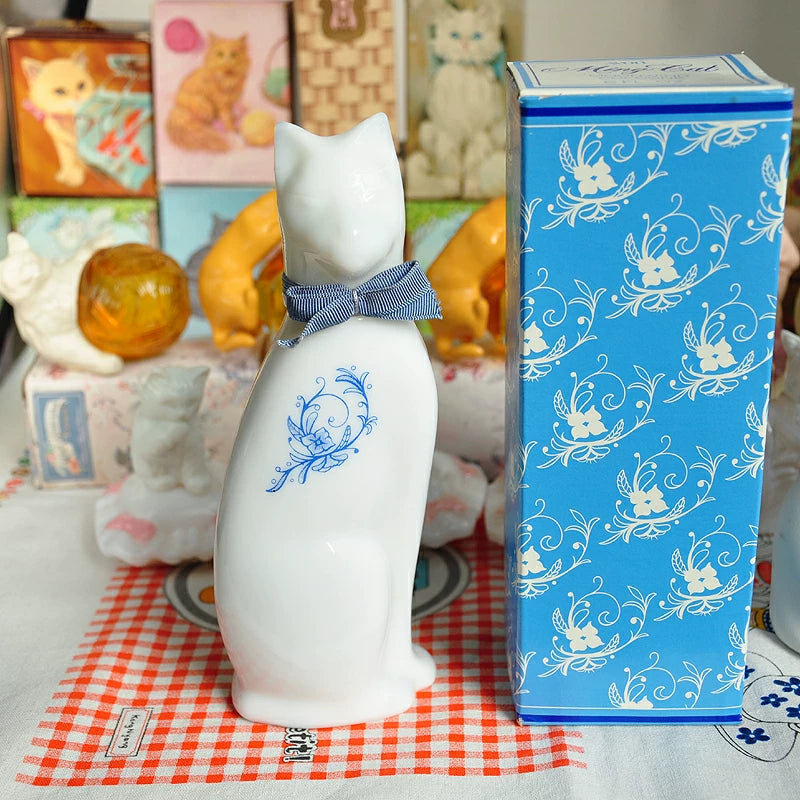 040926-doll-82 Western antique old perfume bottle Avon elegant fragrance Siam cat pillow cat perfume bottle ornaments various