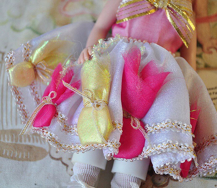 040926-doll-6 Antique doll effanbee doll pink candy girl baby size: doll height about 22cm.