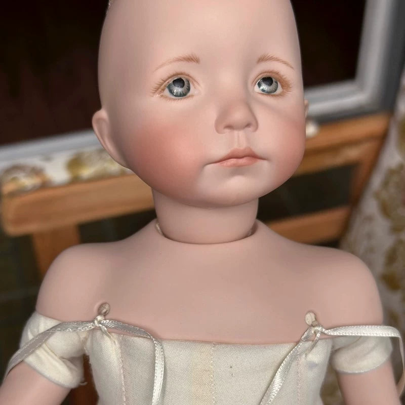040926-doll-263 Medieval Ceramic Doll Dianna Effner Drawing Eye Doll Kayla Little Girl