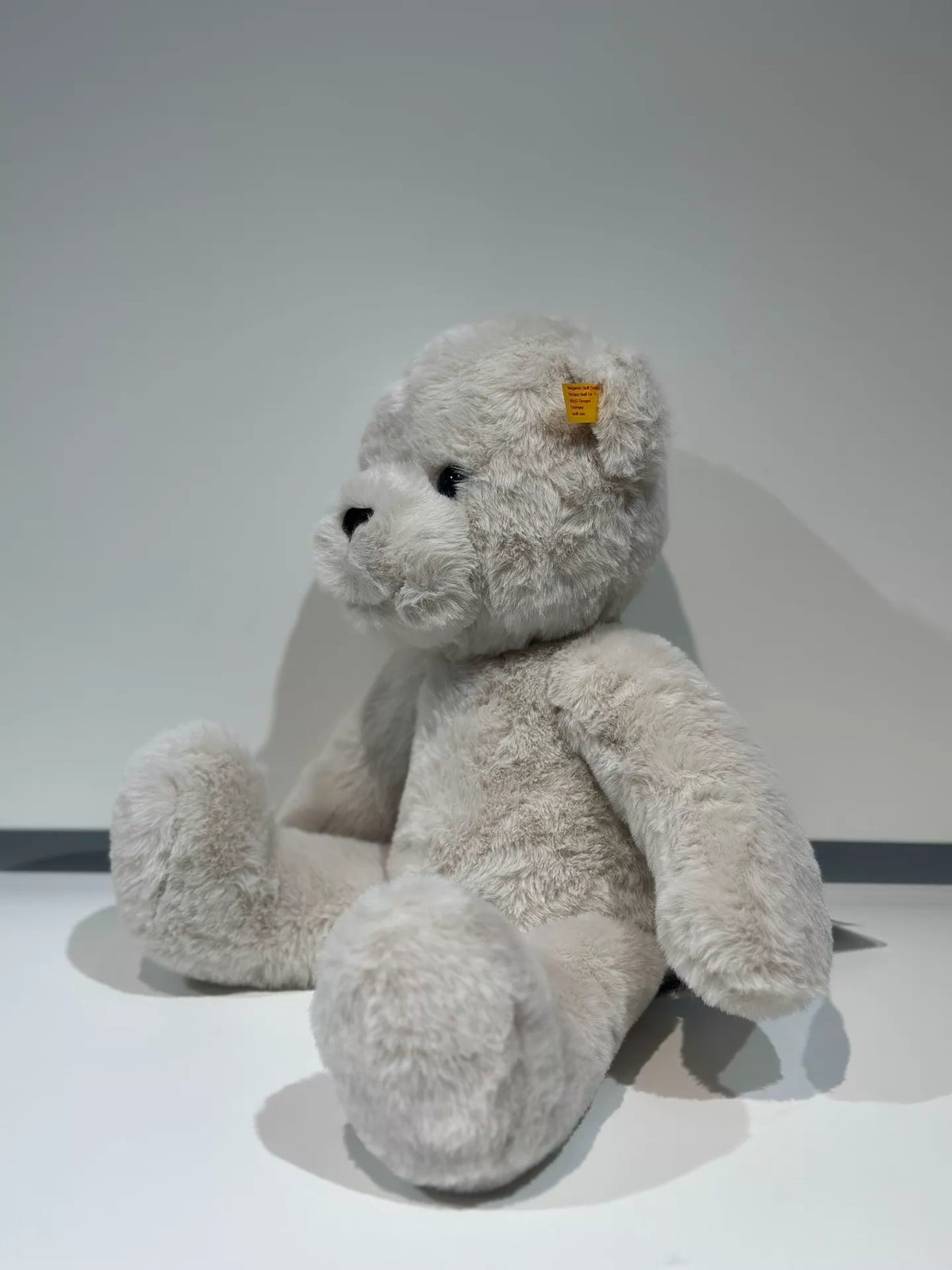 260926-toy-18 Steiff counter teddy bear Robbie plush doll brand with hang tag 42cm size sof With Box
