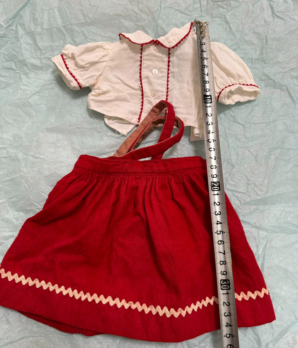 021026-toy-20 Effner French antique baby clothes 18-inch dianna porcelain doll can be worn