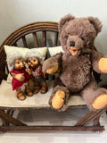 200926-toy-45 Teddy bear five-jointed old toy doll